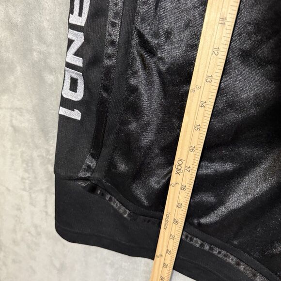 Silky Dazzle Black Basketball AND1 AND 1 Shorts Men Size 3XL Vintage Y2K - Picture 4 of 8